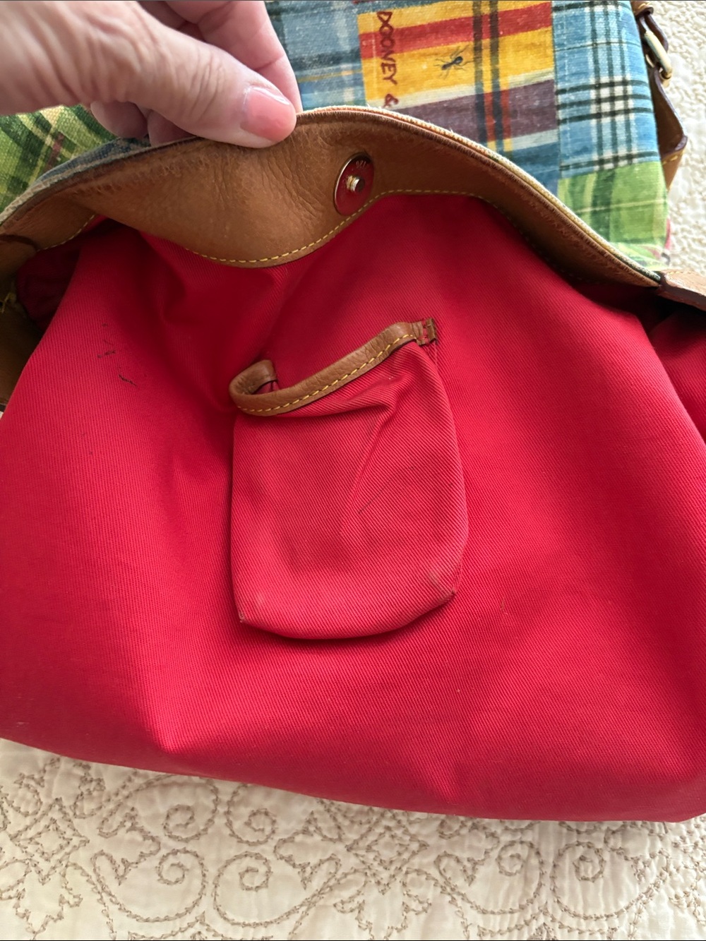 DOONEY & BOURKE Patchwork Plaid Purse - Picture 6 of 15